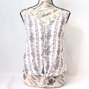 NWT Japna Floral Print Sleeveless Blouse/Top in XS
